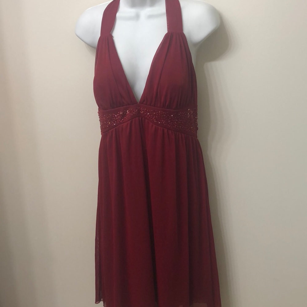 Maroon Dress